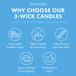 Load image into Gallery viewer, Trefoils™ Girl Scouts 3-Wick Candle
