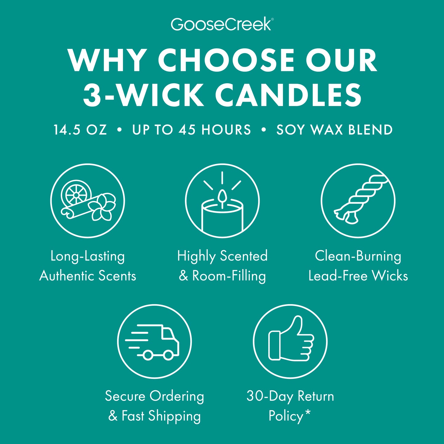 Trick Or Treat 3-Wick Candle