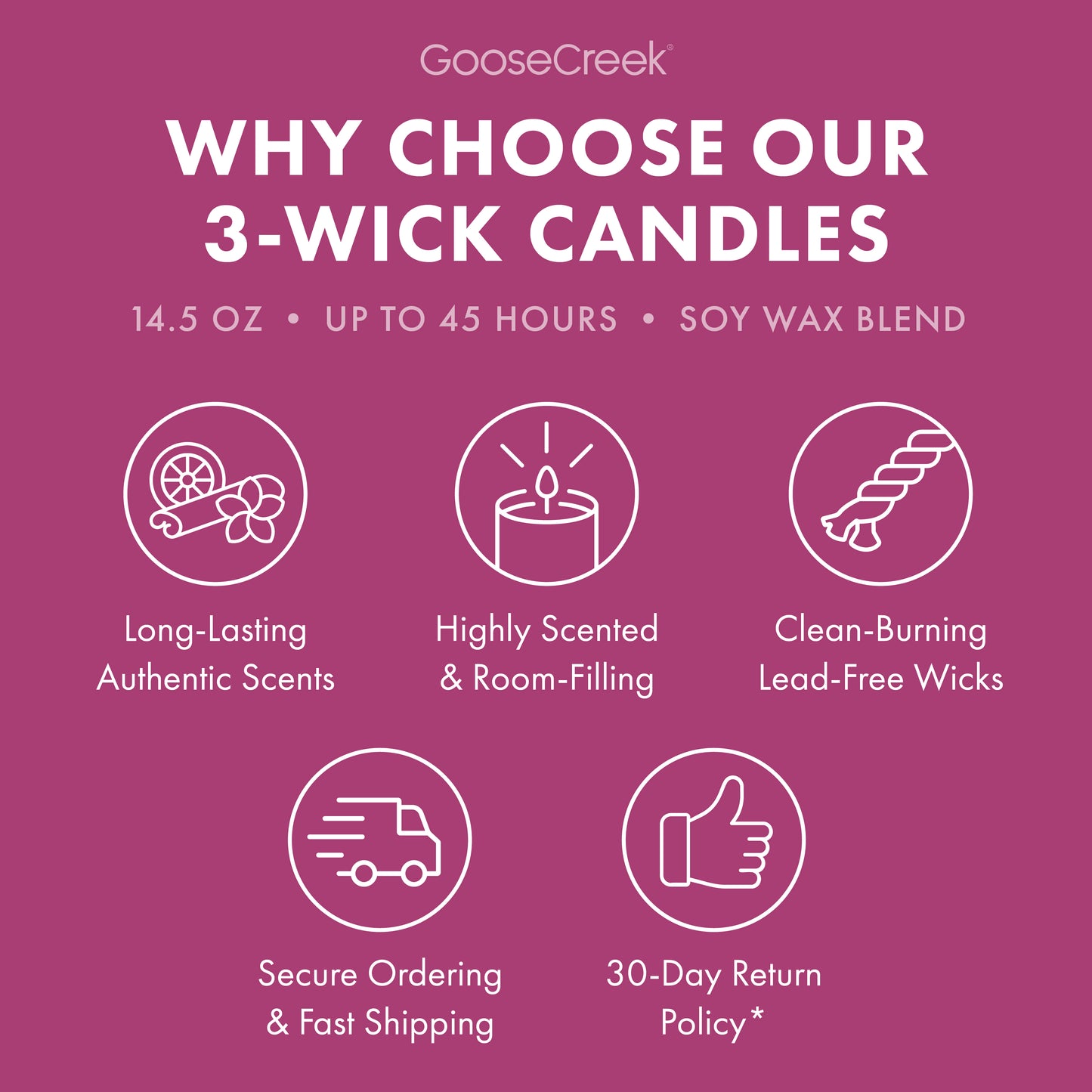 Tuscan Vineyard 3-Wick Candle