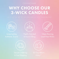 Vanilla Birthday Cake 3-Wick Candle