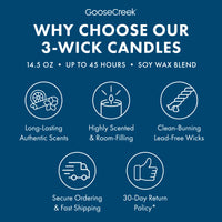 Vanilla Snowman 3-Wick Candle