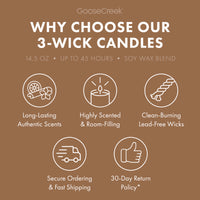 Warm Coconut Sands 3-Wick Candle