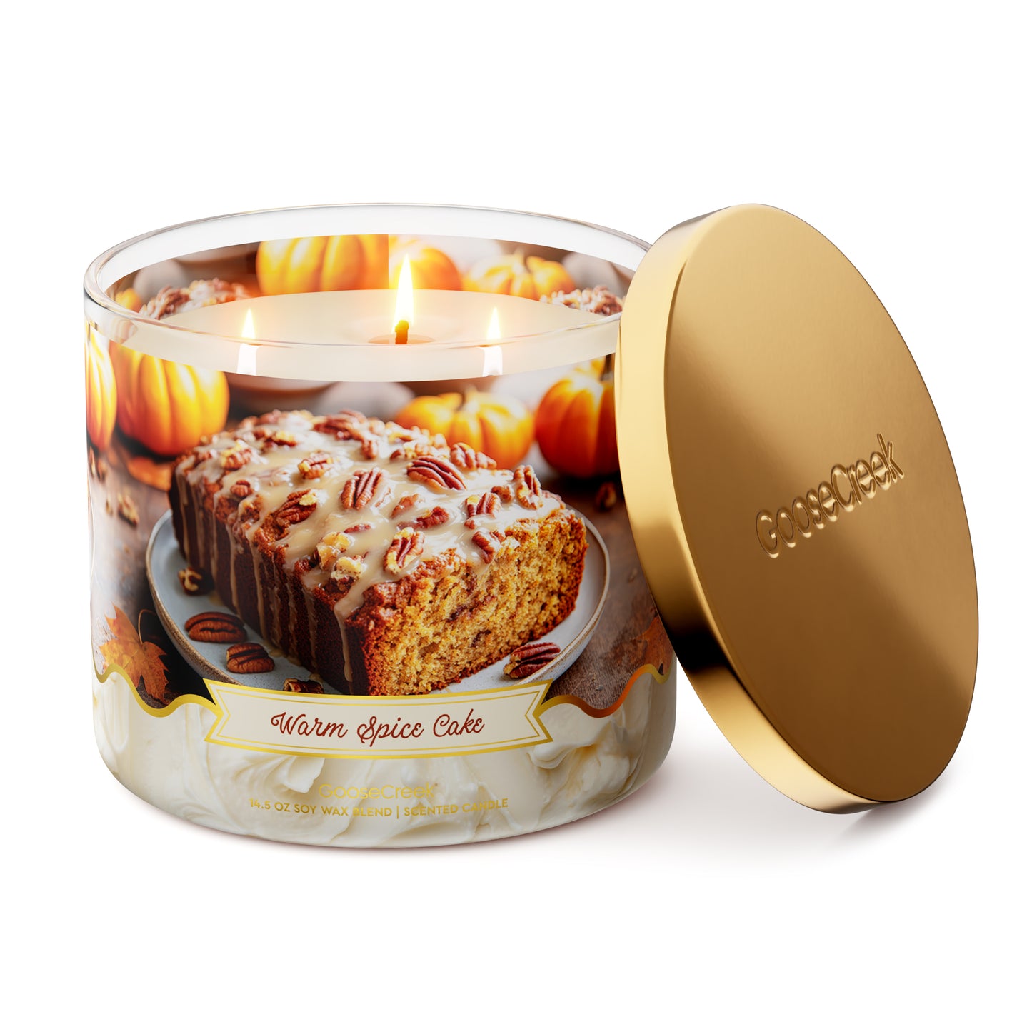 Warm Spice Cake 3-Wick Candle