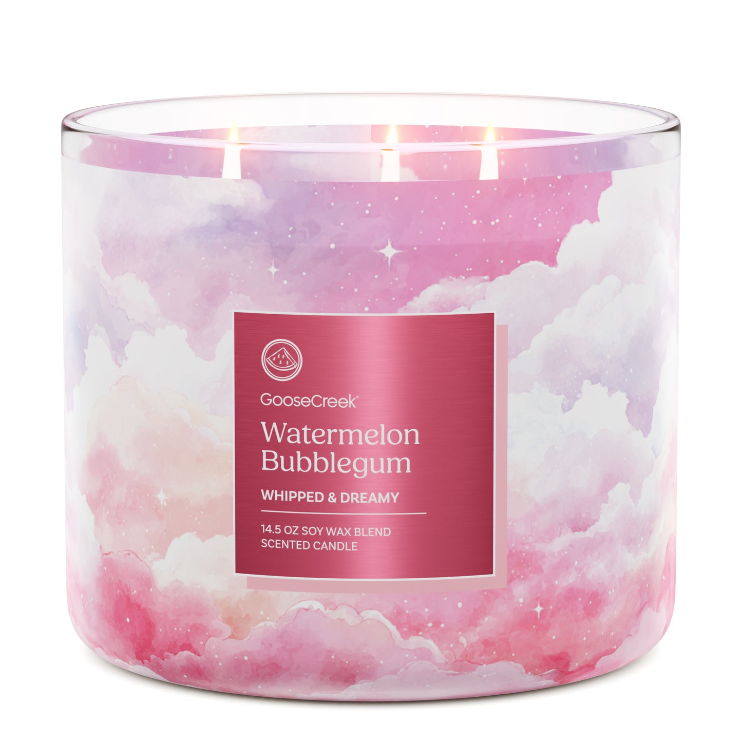 Watermelon Bubble Gum 3-Wick Candle