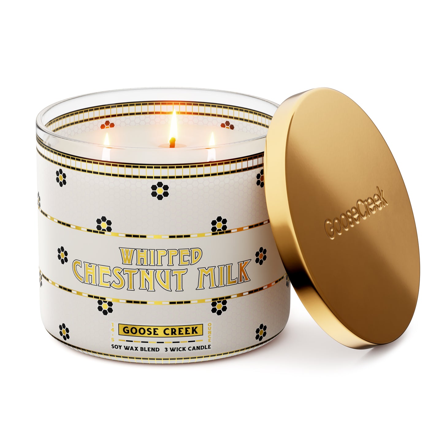 Whipped Chestnut Milk 3-Wick Candle