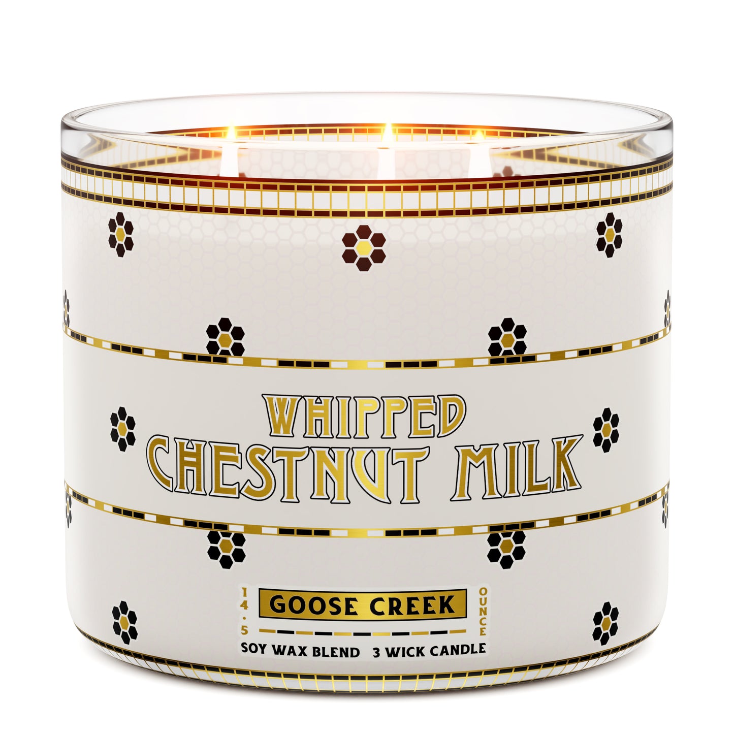 Whipped Chestnut Milk 3-Wick Candle