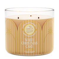 White Christmas Cake 3-Wick Candle