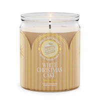 White Christmas Cake 7oz Single Wick Candle