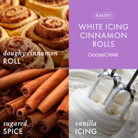 White Icing Cinnamon Roll 3-Wick Candle