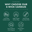 Load image into Gallery viewer, White Pine Lake Large 3-Wick Candle
