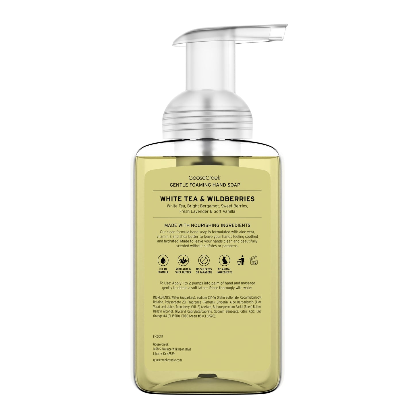 White Tea & Wildberries Lush Foaming Hand Soap