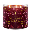 Load image into Gallery viewer, Wild Berries &amp;amp; Leaves 3-Wick Candle
