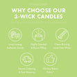 Load image into Gallery viewer, Wild Green Apple Odor Eliminating 3-Wick Candle
