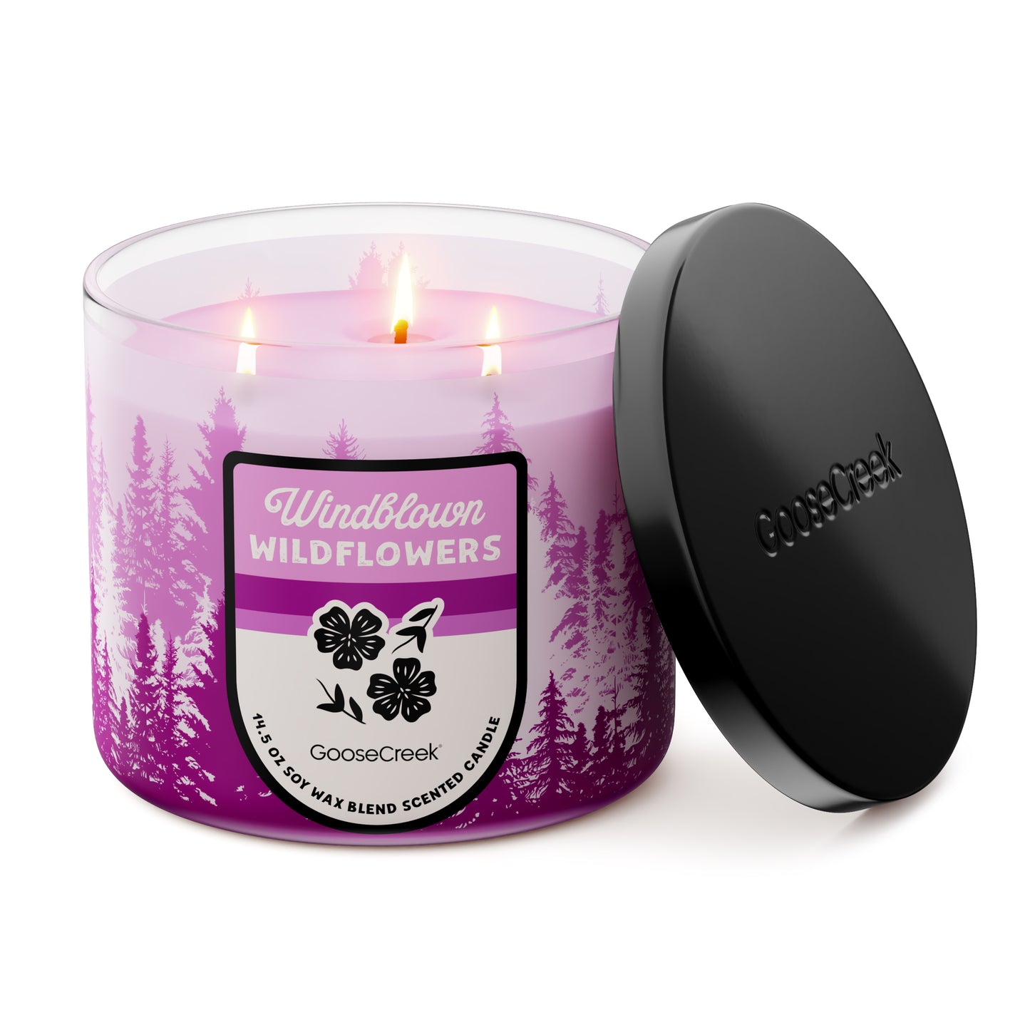 Windblown Wildflowers 3-Wick Candle
