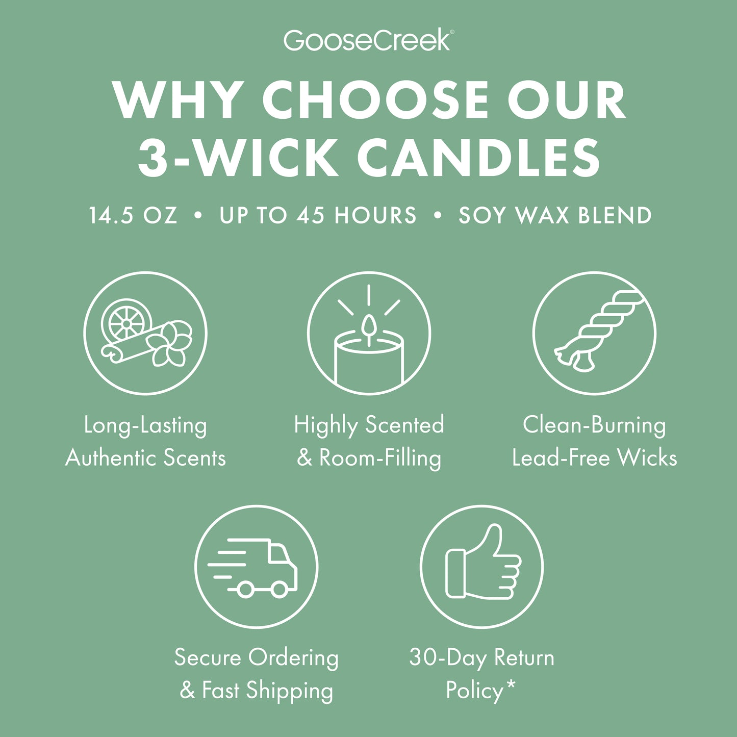Winterberry & Sage 3-Wick Candle